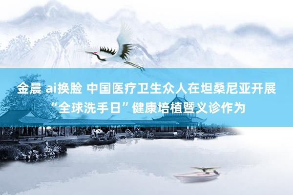 金晨 ai换脸 中国医疗卫生众人在坦桑尼亚开展“全球洗手日”健康培植暨义诊作为